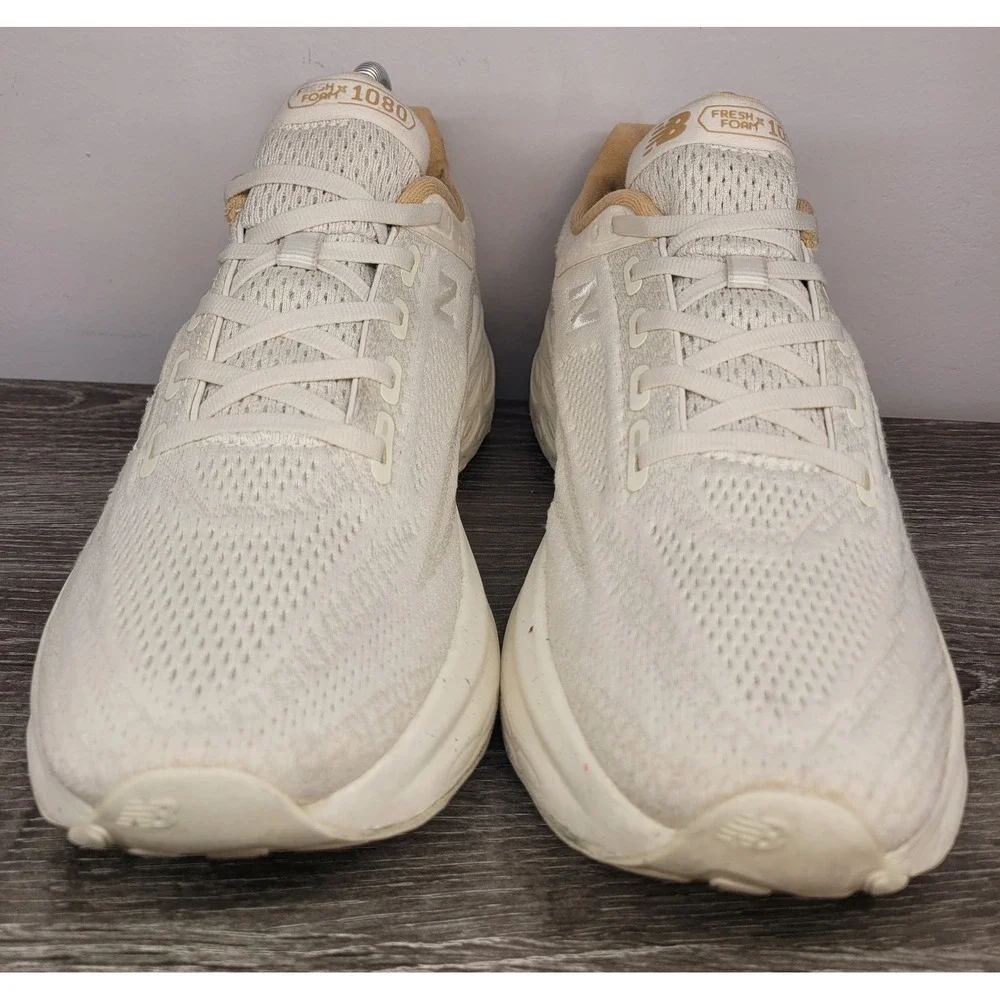 New Balance Fresh Foam X 1080 v13 Women's Size 8.5 B Running Shoes Cream Beige